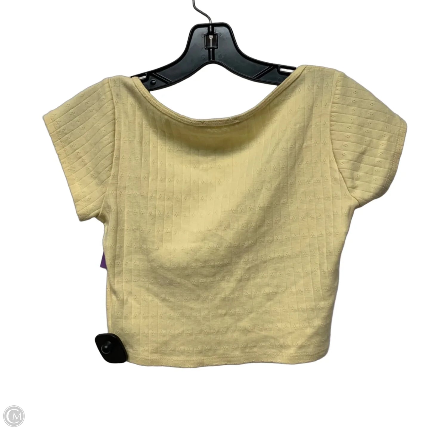 Top Short Sleeve By Gaze In Yellow, Size: S