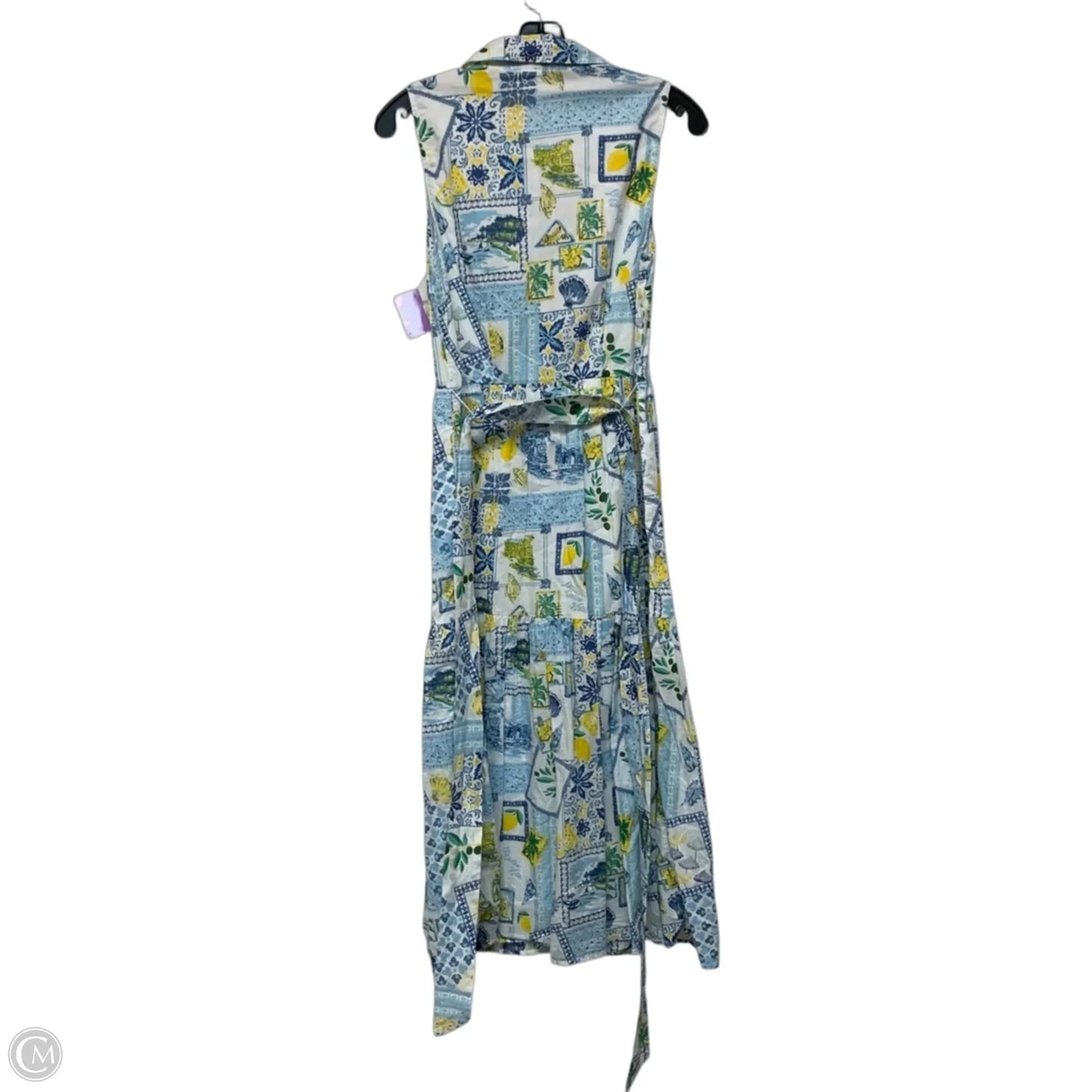 Dress Casual Maxi By J. Crew In Blue & Yellow, Size: Xs