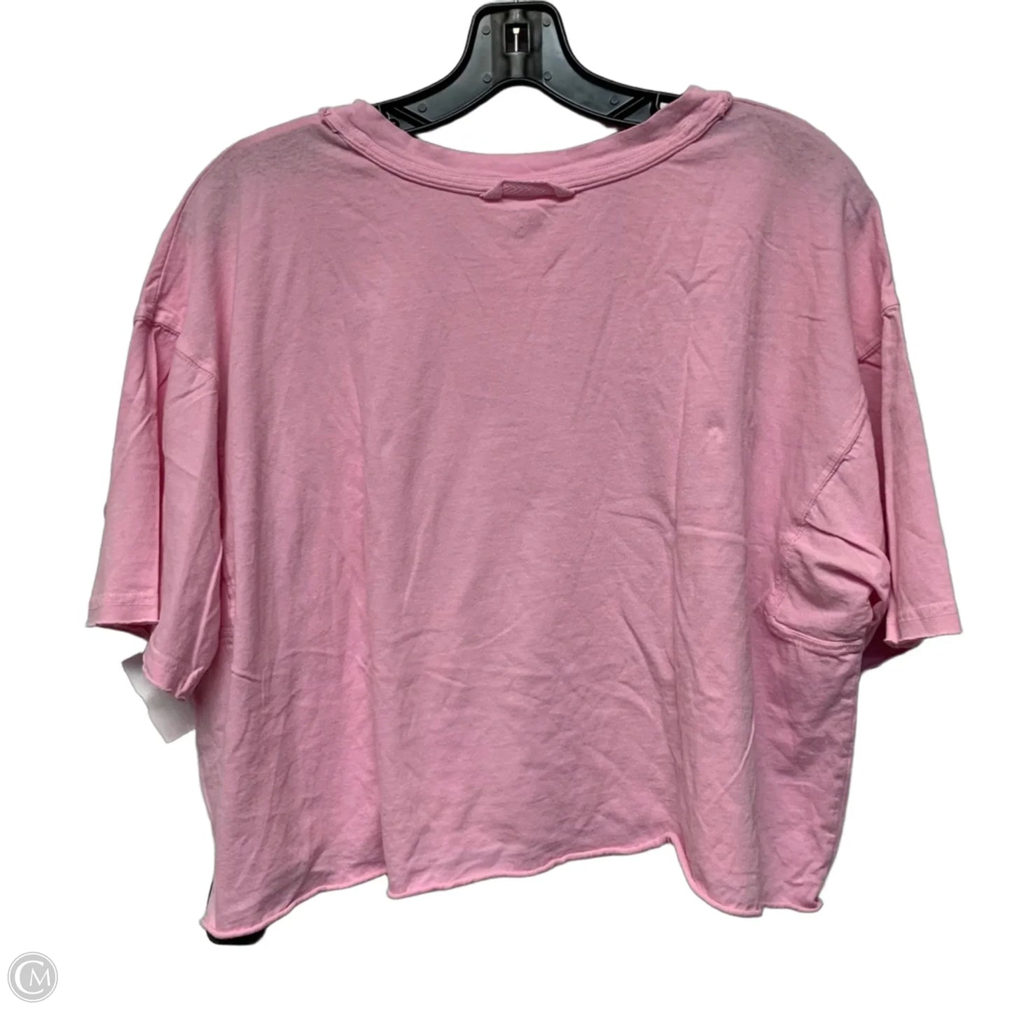 Athletic Top Short Sleeve By Free People In Pink, Size: S
