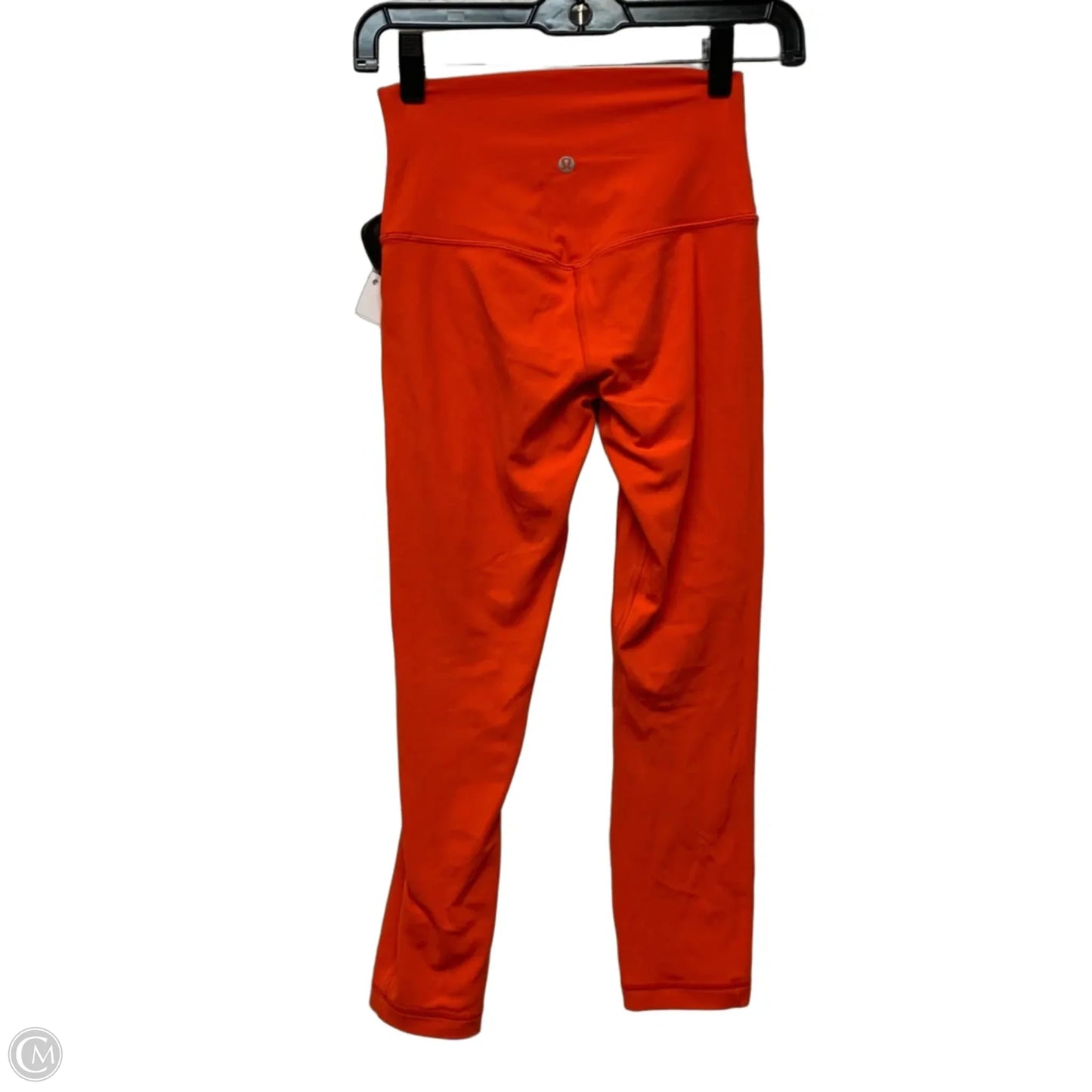 Athletic Leggings By Lululemon In Orange, Size: S