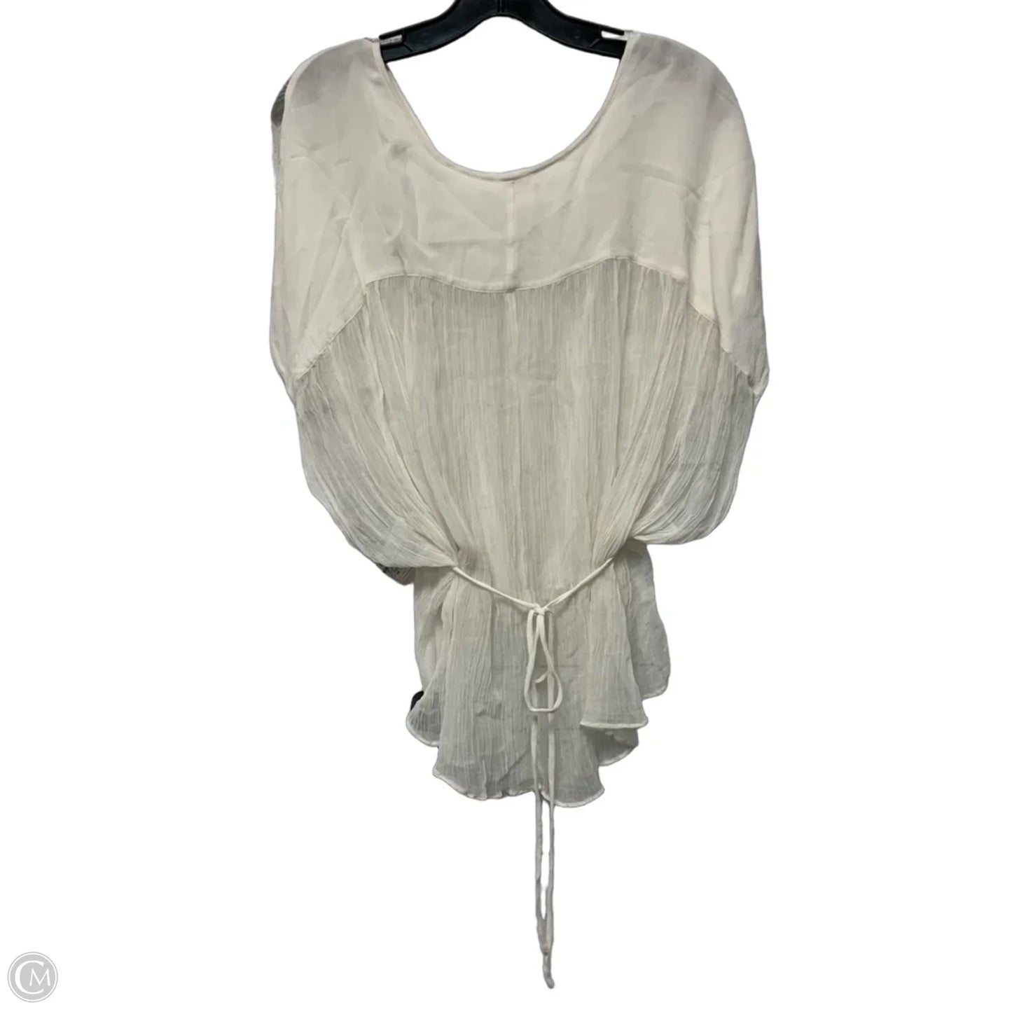 Top Short Sleeve By Floreat In Cream, Size: Xs