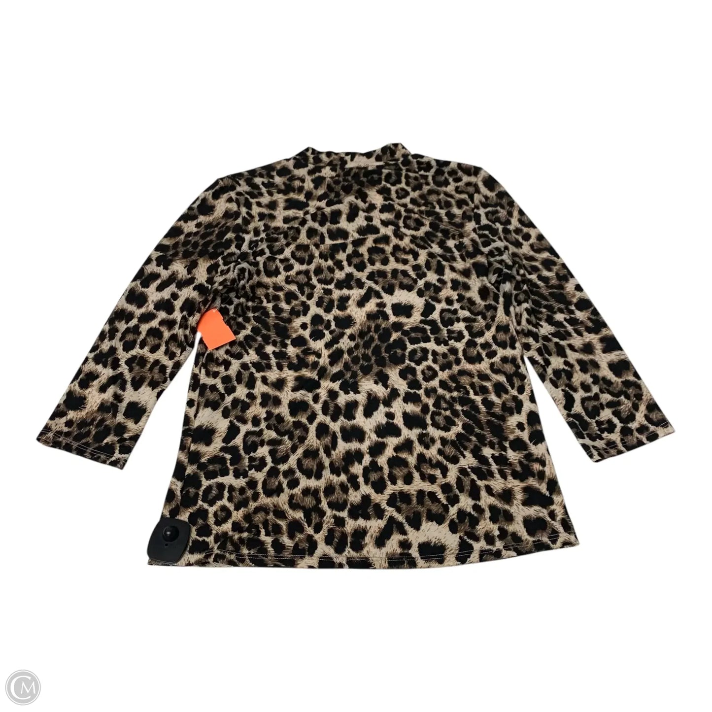 Top Long Sleeve By Ginger G In Animal Print, Size: M
