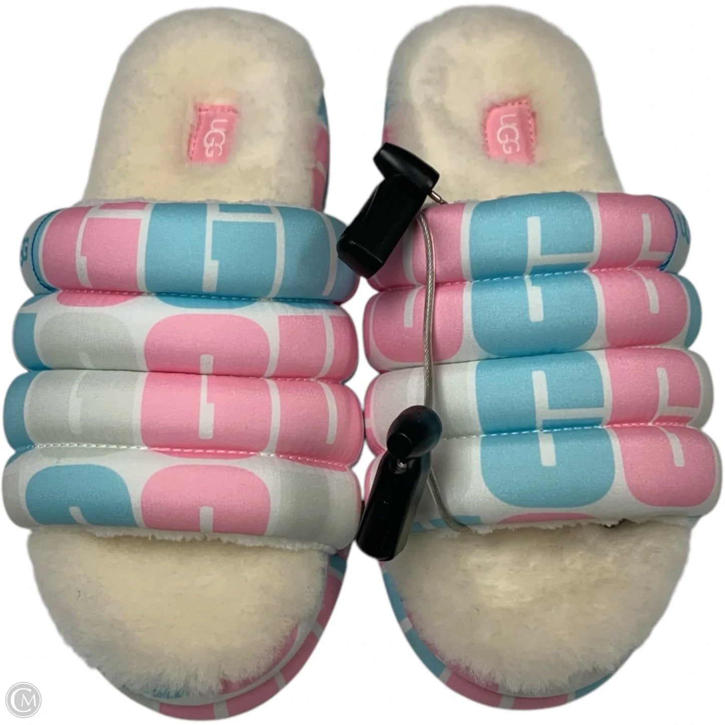 Slippers Designer By Ugg In Blue & Pink