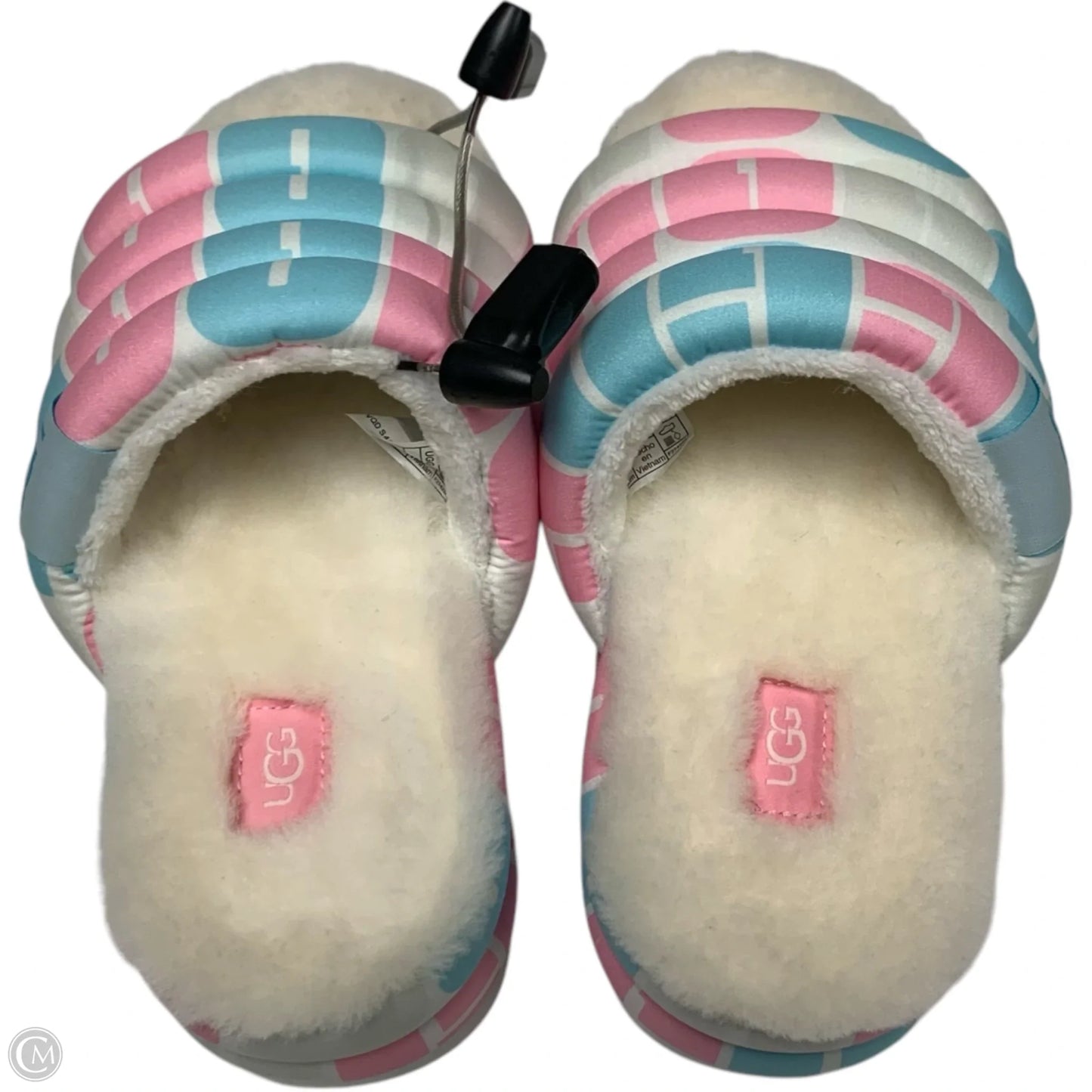 Slippers Designer By Ugg In Blue & Pink