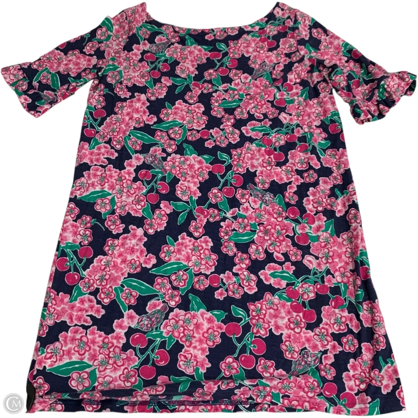 Dress Designer By Lilly Pulitzer In Blue & Pink, Size: Xl