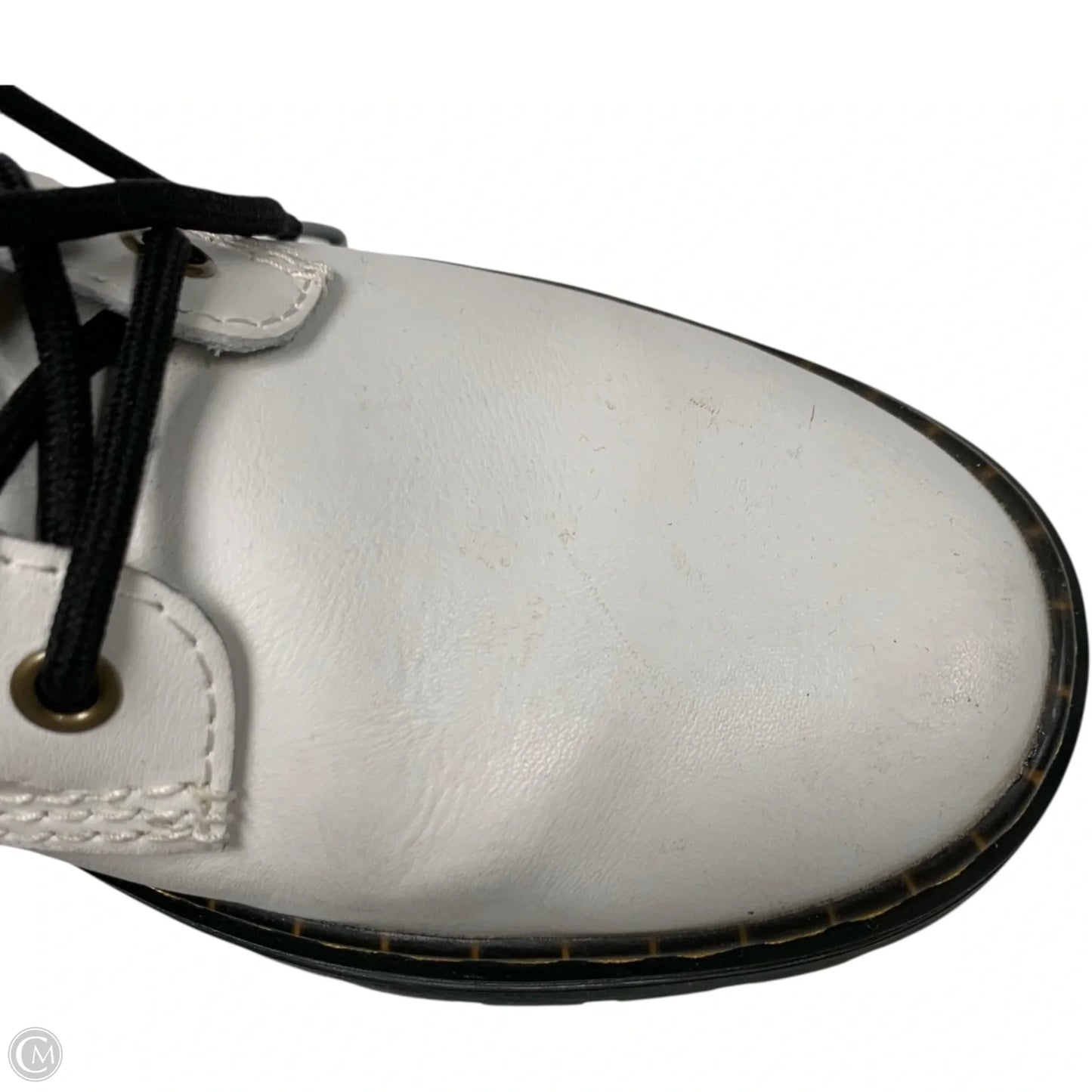Boots Combat By Dr Martens In White, Size: 8