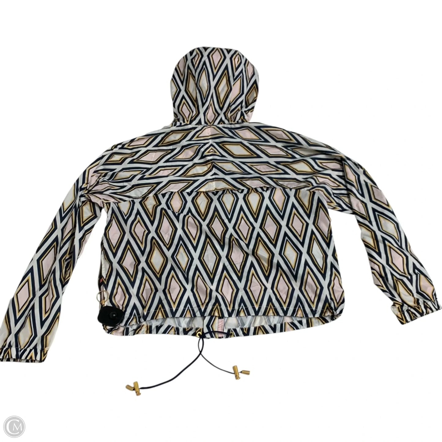 Jacket Designer By Tory Burch In Blue & Pink, Size: Xs