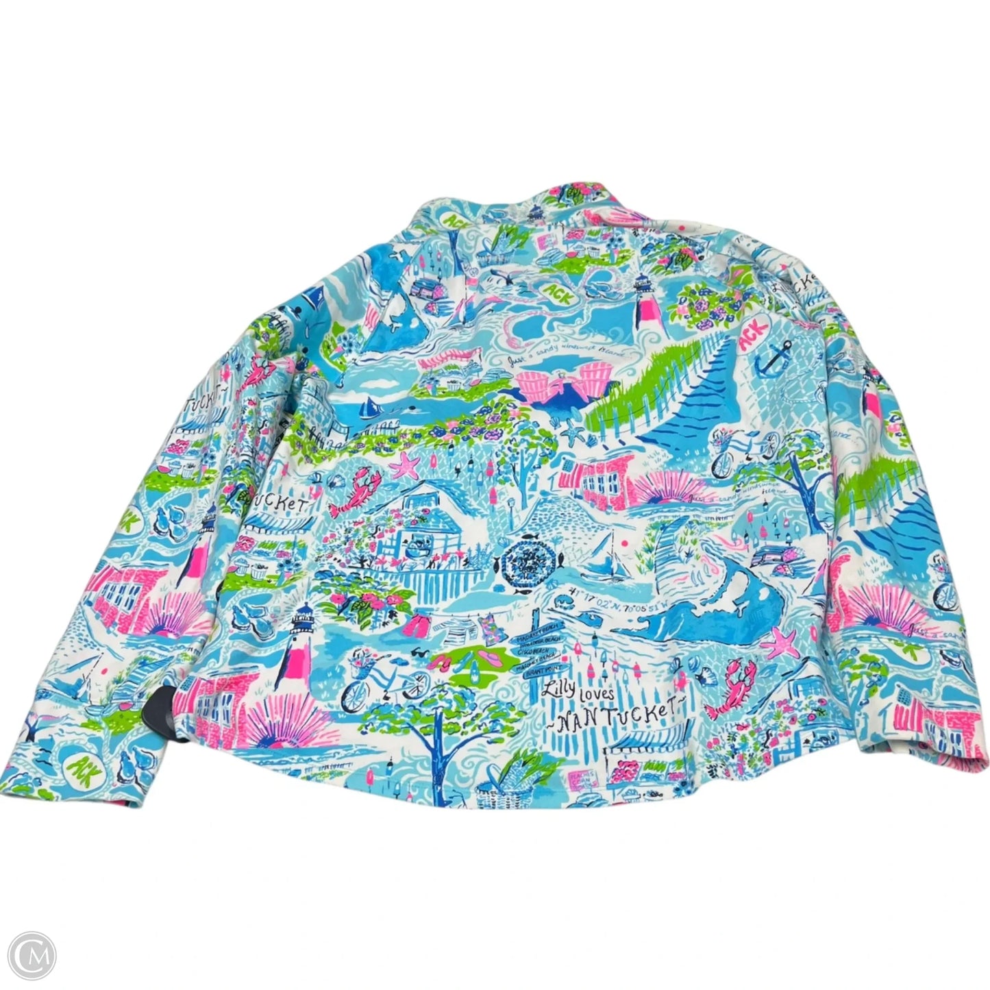Sweatshirt Designer By Lilly Pulitzer In Blue, Size: 1x