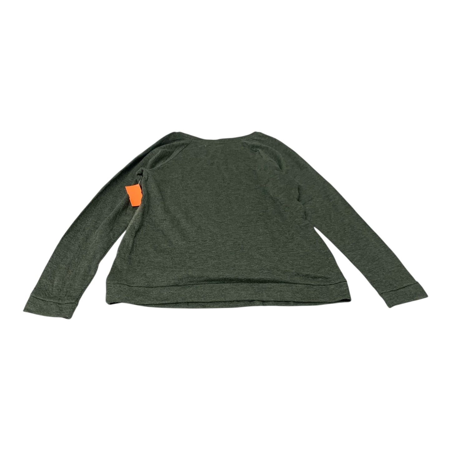 Top Long Sleeve By Adrienne Vittadini In Green, Size: M