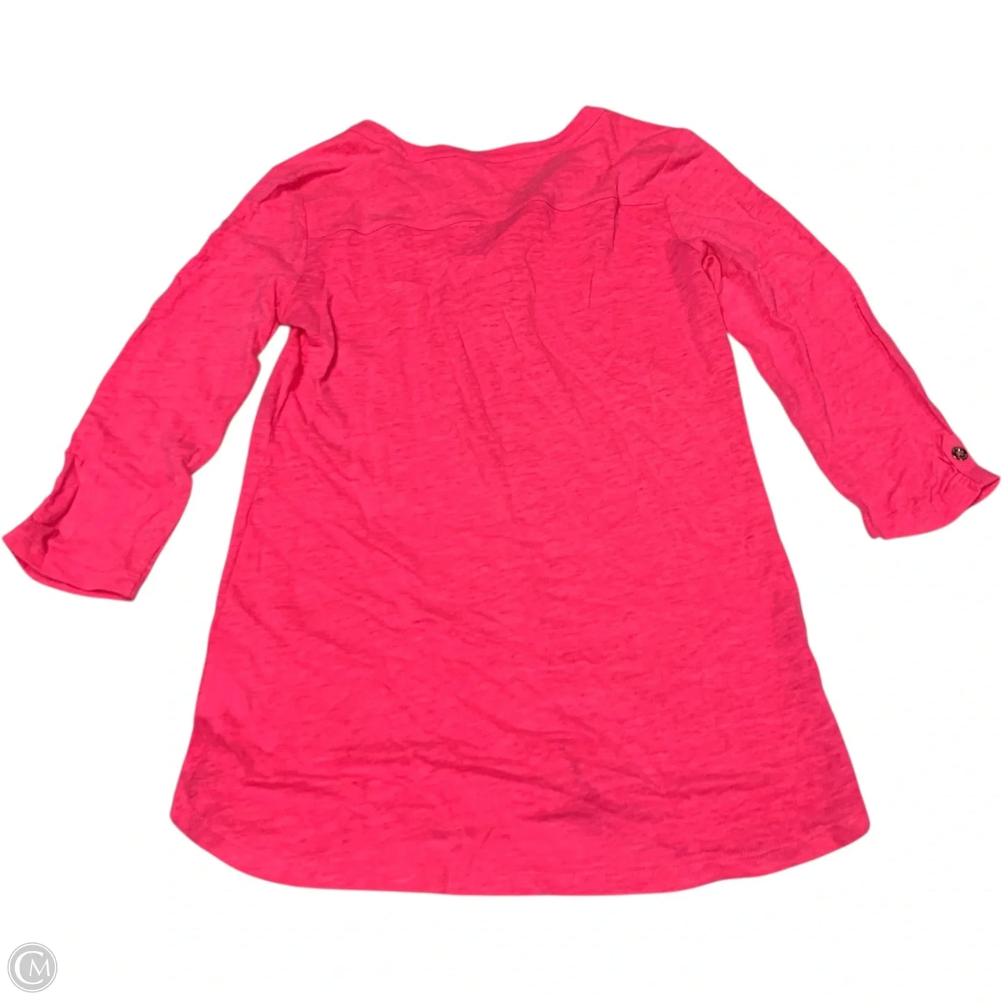 Top 3/4 Sleeve Designer By Lilly Pulitzer In Pink, Size: Xs