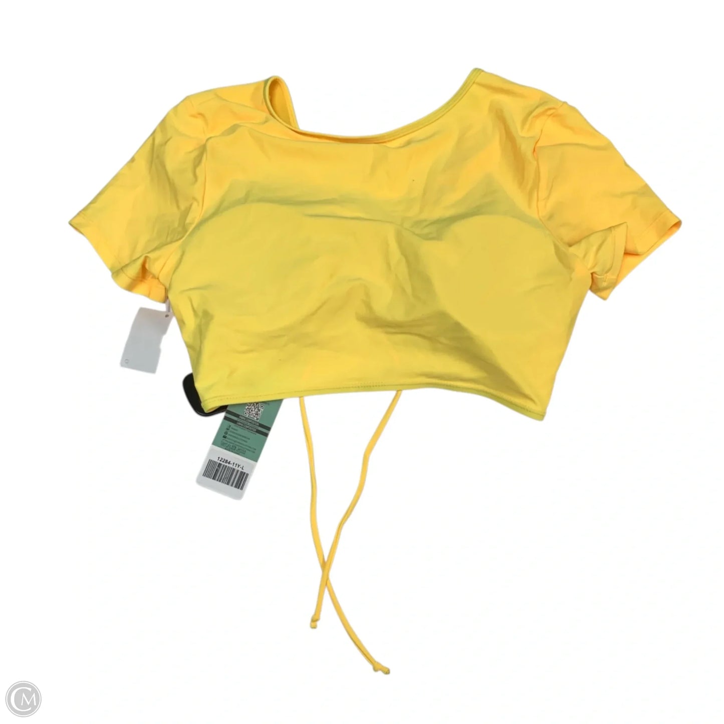 Swimsuit Top By shekini In Yellow, Size: L