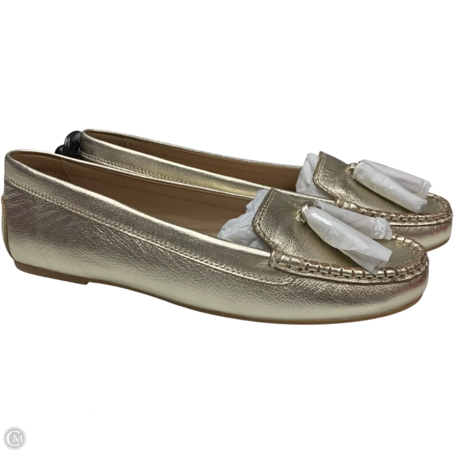 Shoes Designer By Jack Rogers In Gold, Size: 7.5