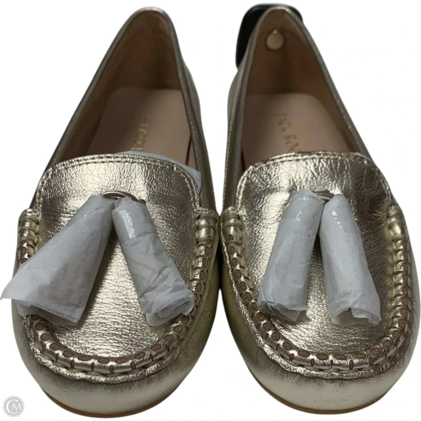 Shoes Designer By Jack Rogers In Gold, Size: 7.5