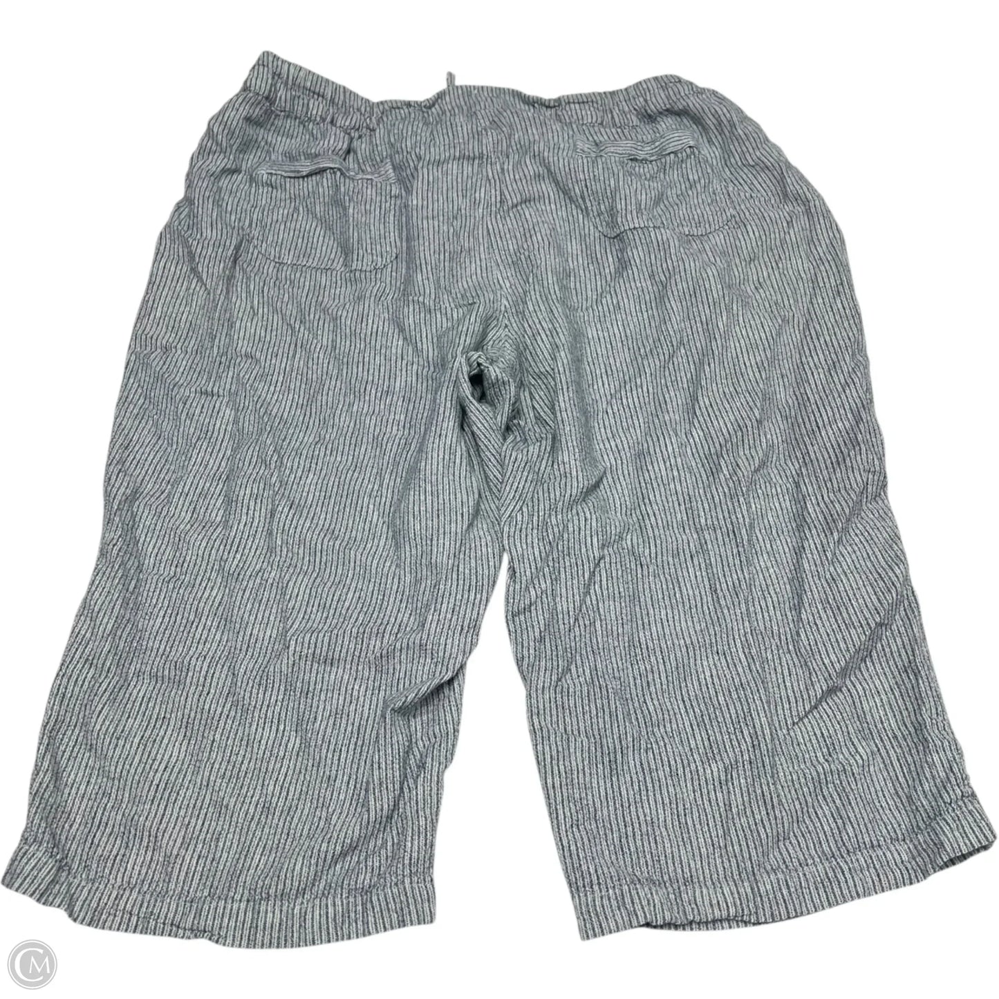 Pants Linen By Per Se In Striped Pattern, Size: 3x