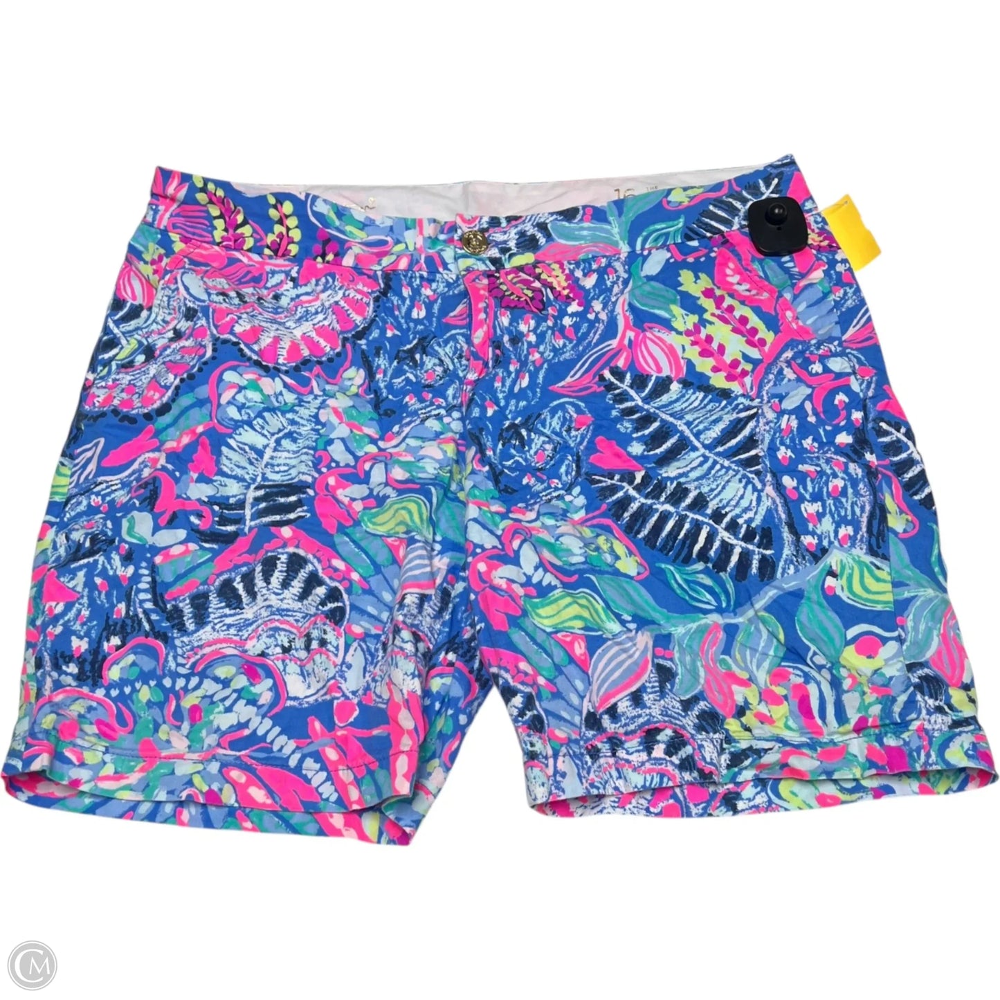 Shorts Designer By Lilly Pulitzer In Pink & Purple, Size: 16