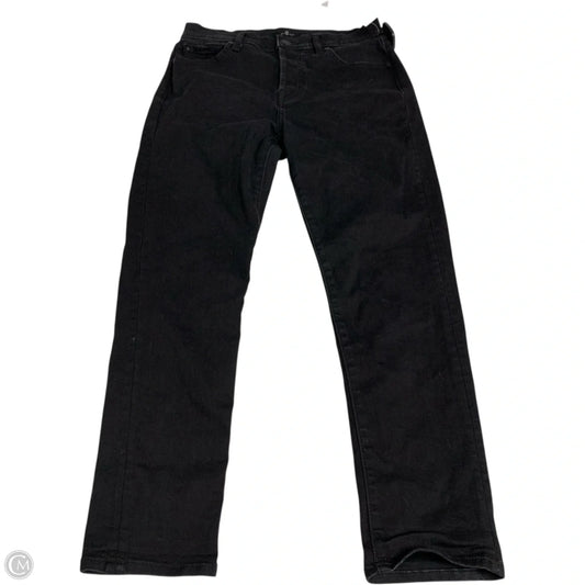 Jeans Designer By 7 For All Mankind In Black Denim, Size: 4