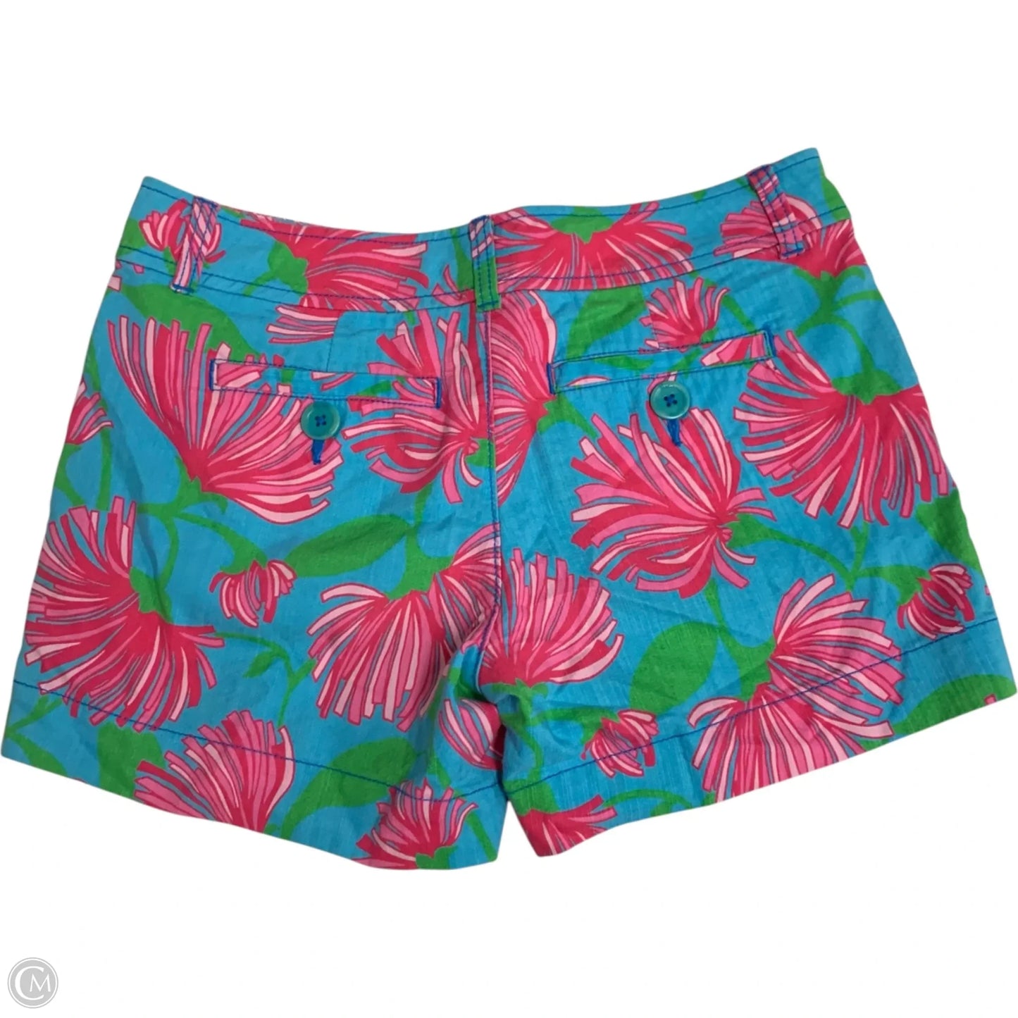 Shorts Designer By Lilly Pulitzer In Blue & Pink, Size: 0