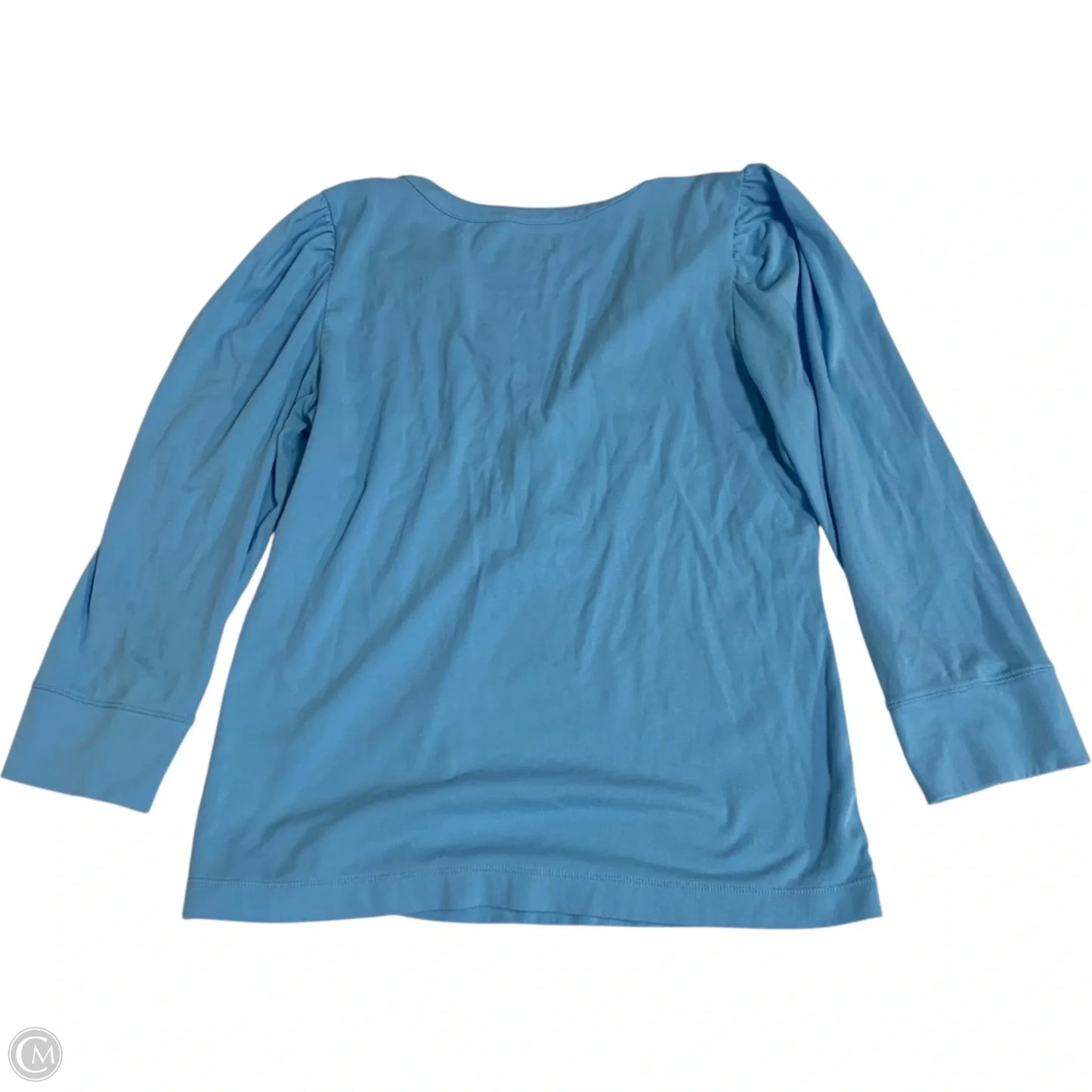 Top Long Sleeve Designer By Lilly Pulitzer In Blue, Size: M