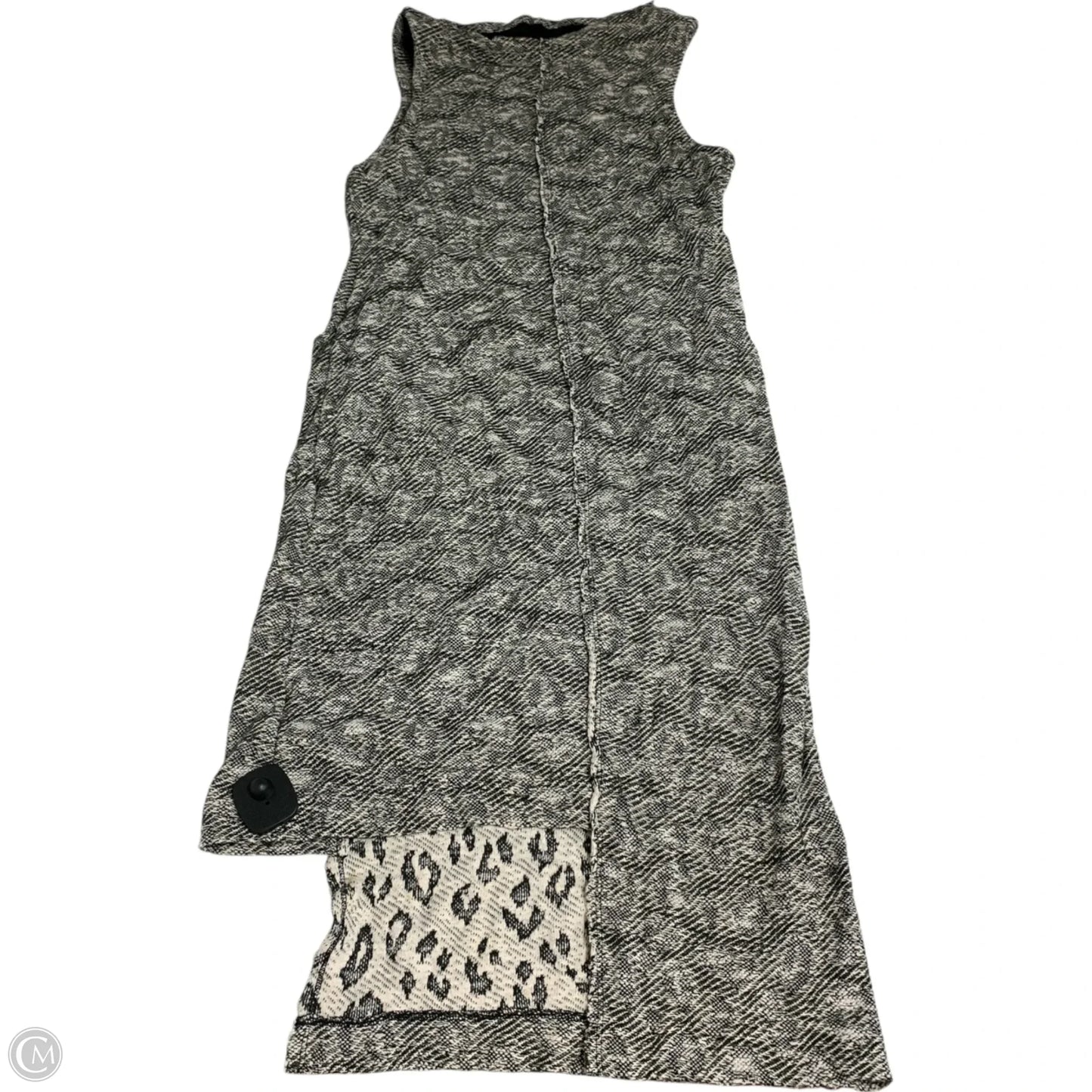 Dress Casual Midi By Free People In Black & White, Size: L