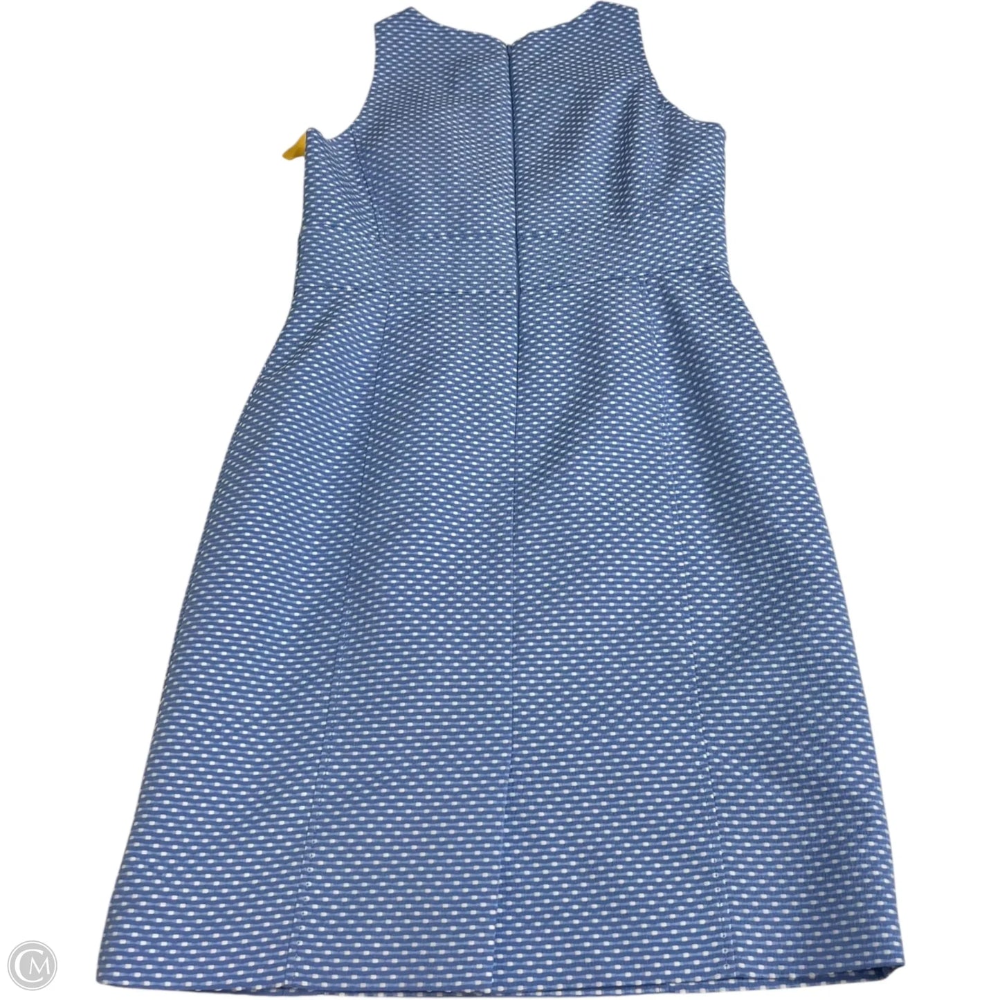 Dress Work By Tahari By Arthur Levine In Blue & White, Size: M