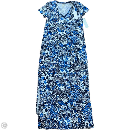 Dress Designer By Lilly Pulitzer In Blue & White, Size: S