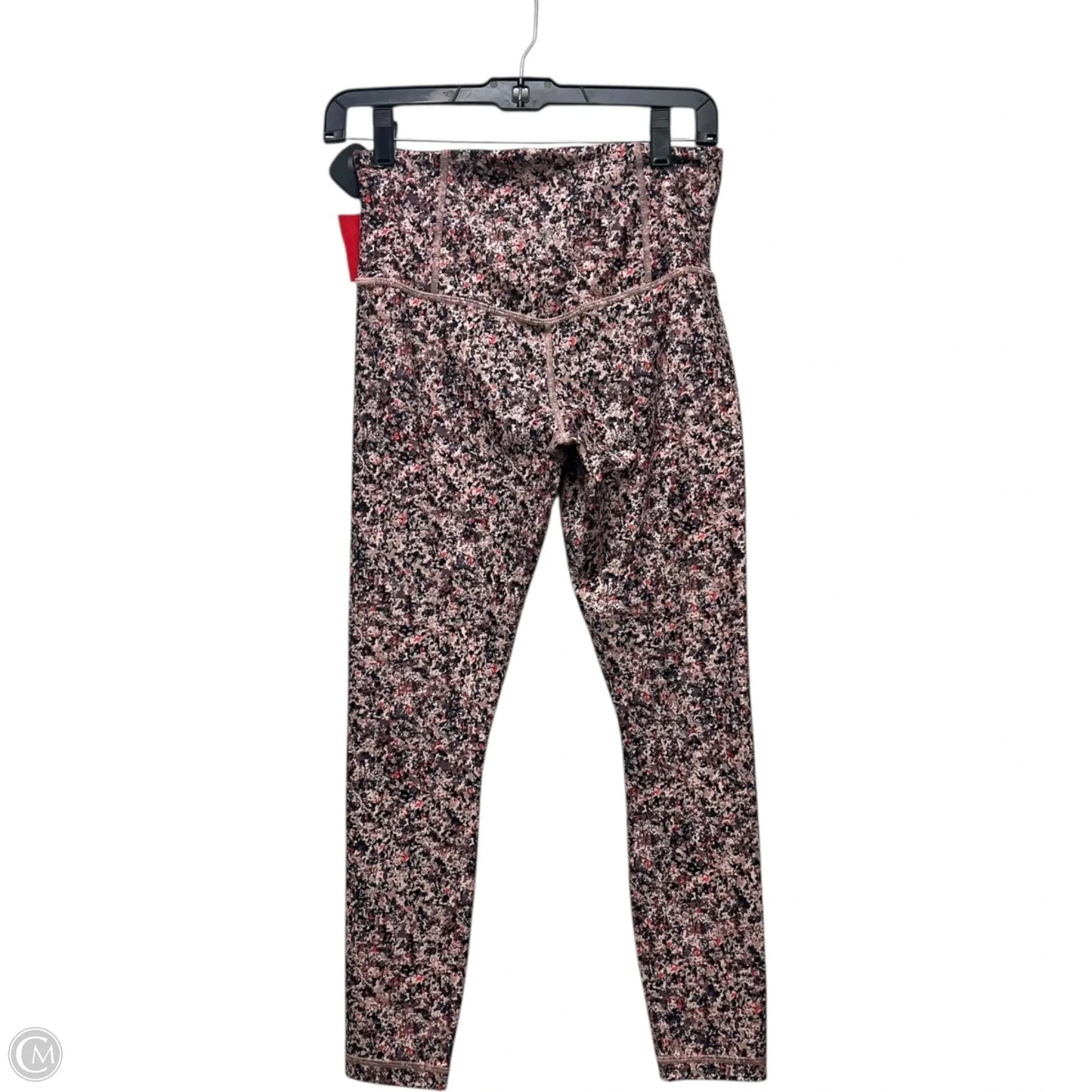 Athletic Leggings By Athleta In Black & Pink, Size: S