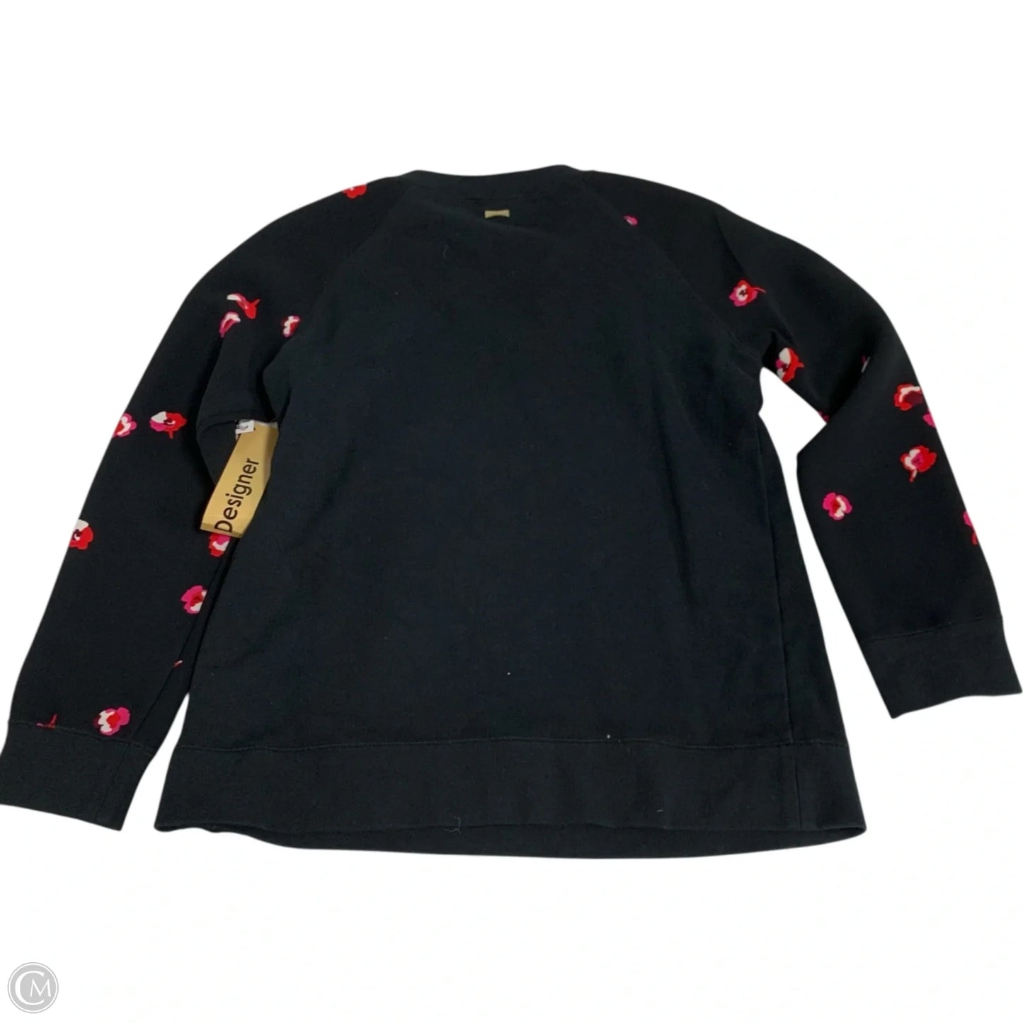 Sweatshirt Designer By Kate Spade In Black, Size: S