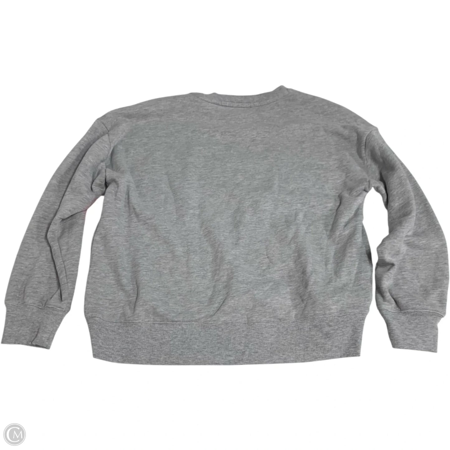 Sweatshirt Crewneck By Loft In Grey, Size: L