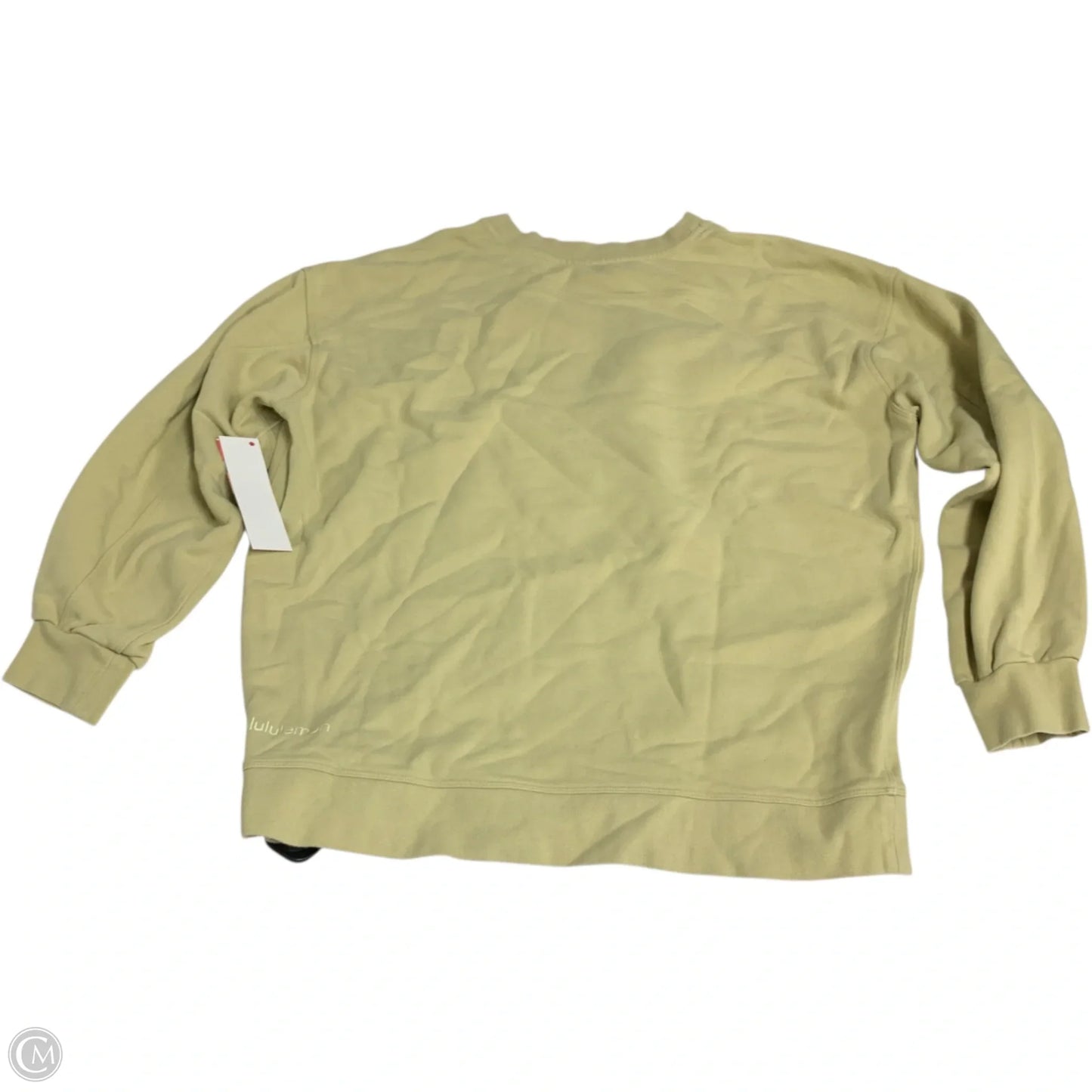 Athletic Sweatshirt Crewneck By Lululemon In Yellow, Size: M