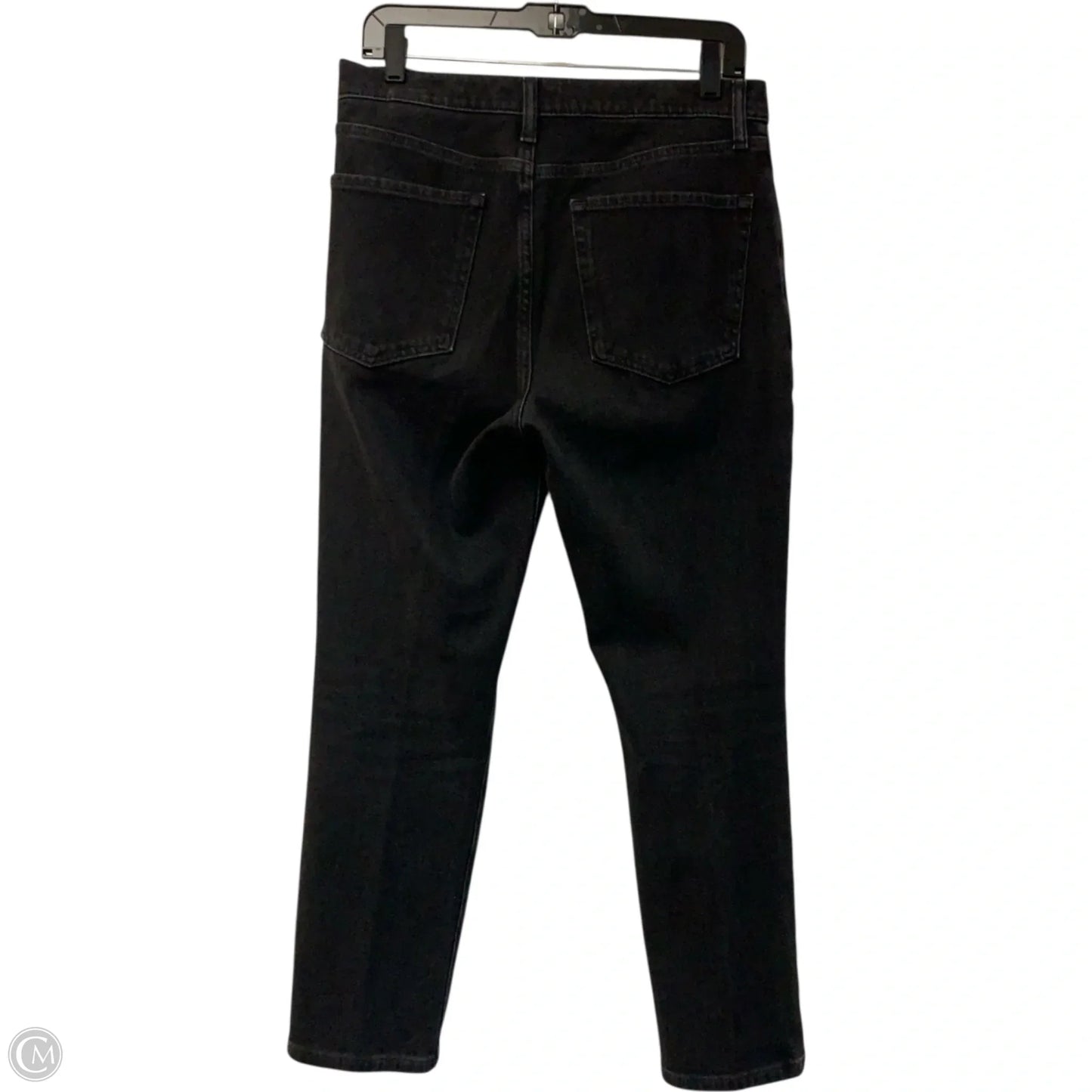 Jeans Skinny By Banana Republic In Black Denim, Size: 10