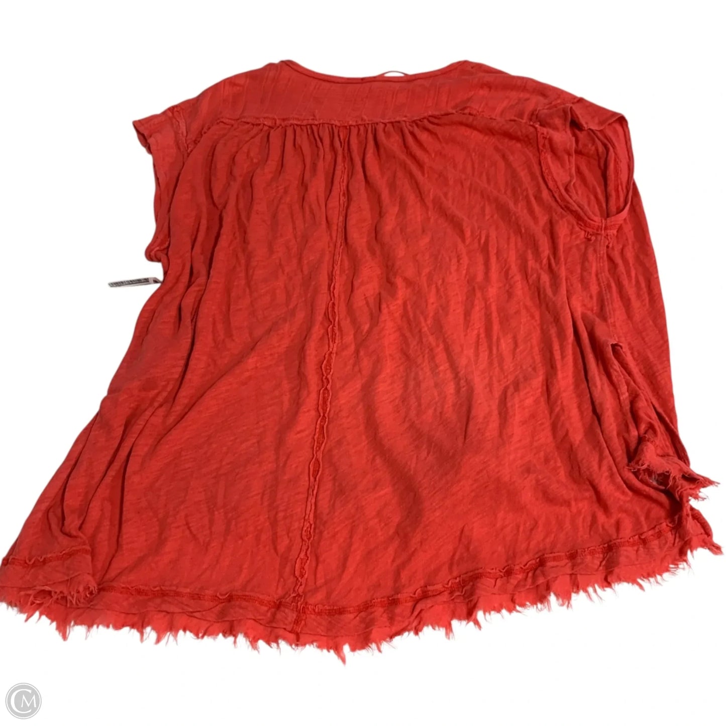 Top Short Sleeve By Free People In Orange, Size: S