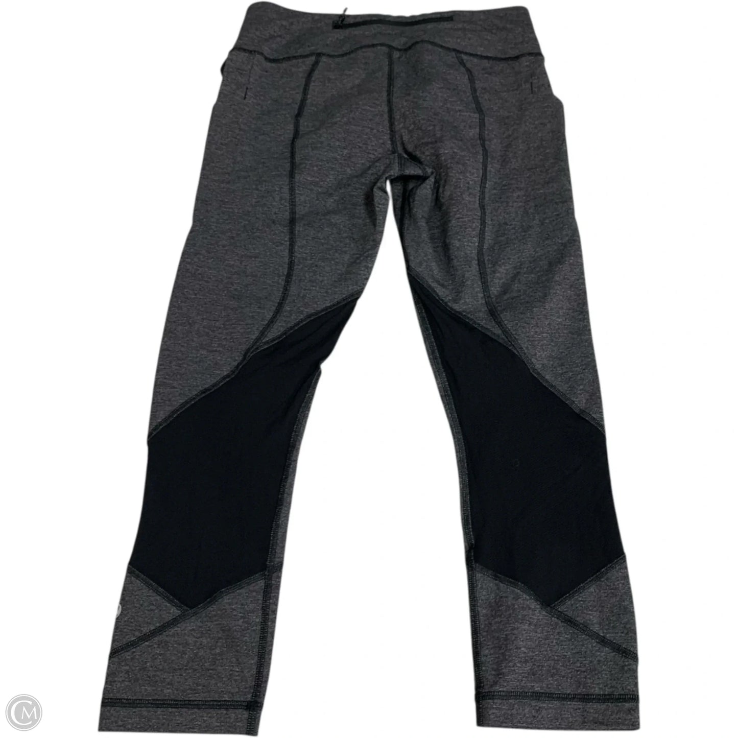 Athletic Leggings Capris By Lululemon In Grey, Size: S