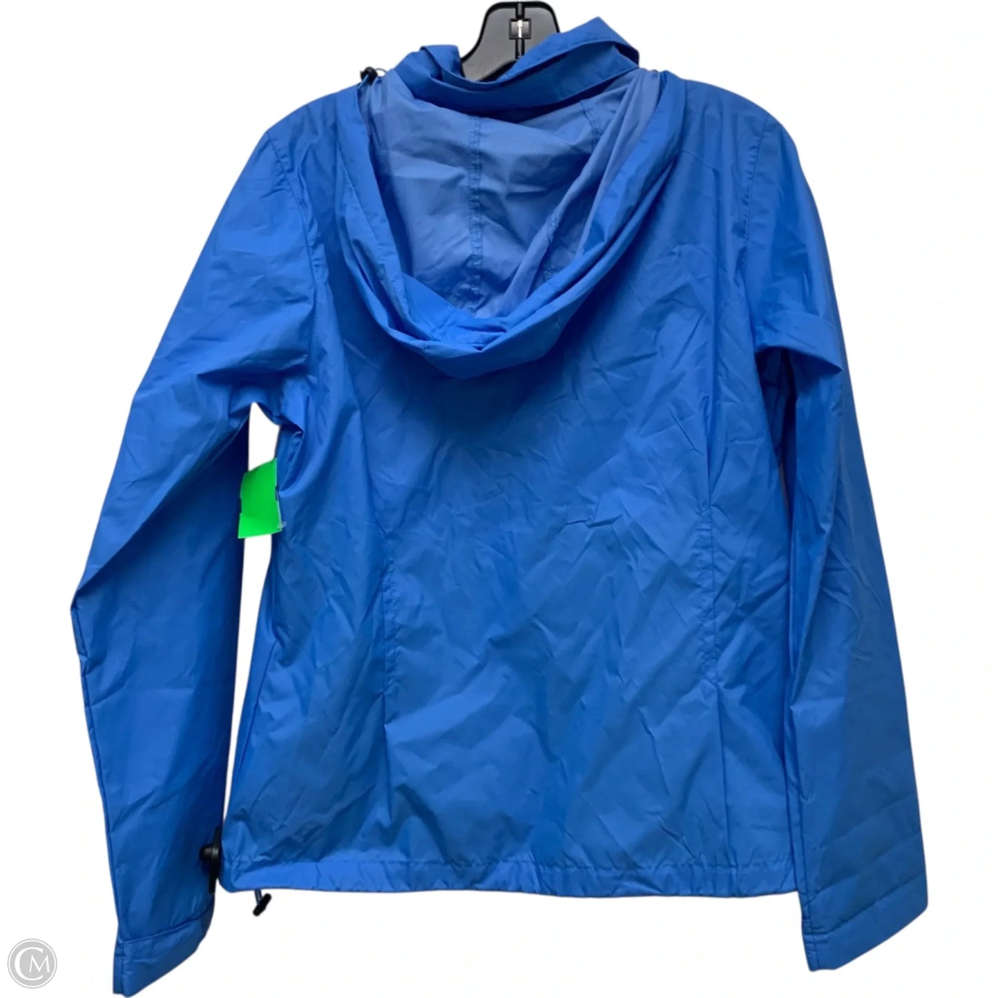 Jacket Windbreaker By Columbia In Blue, Size: M