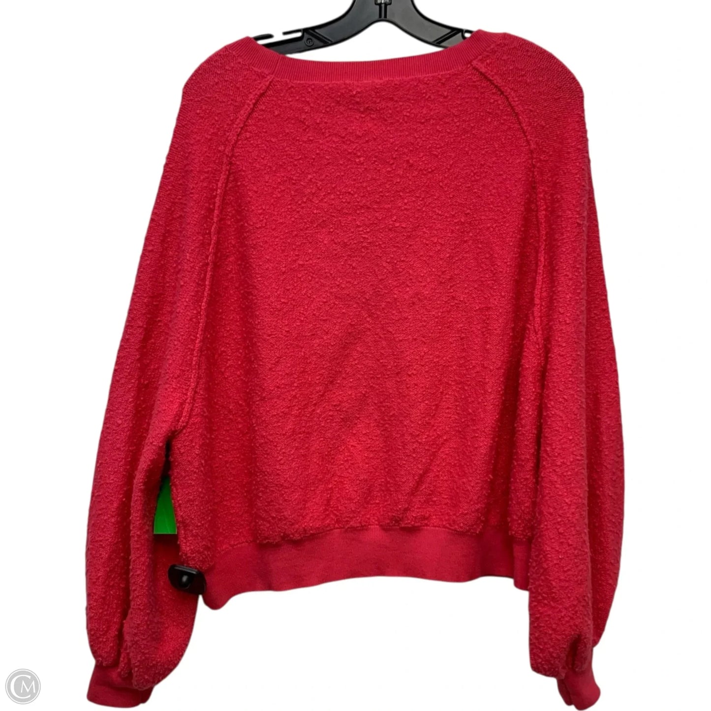 Sweatshirt Crewneck By Free People In Pink, Size: S