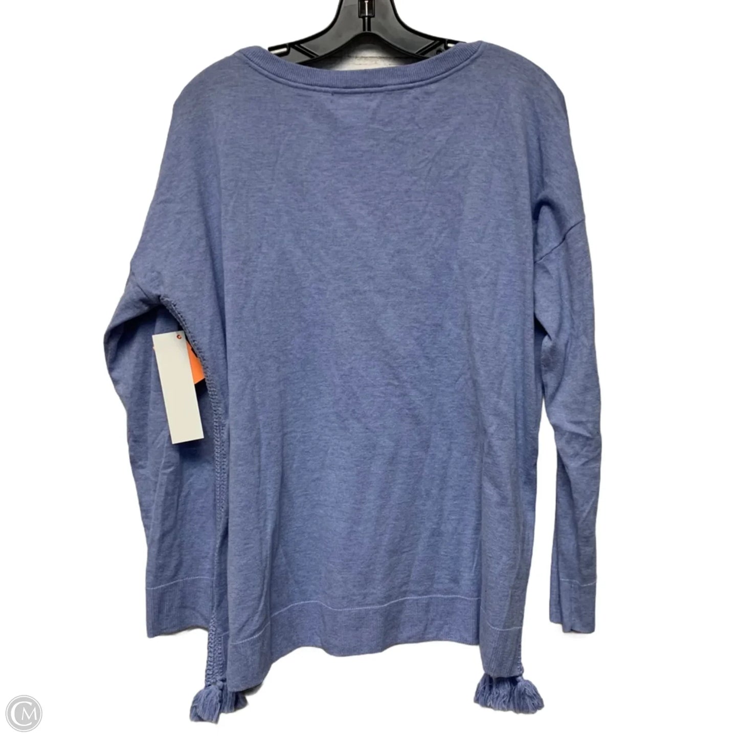 Top Long Sleeve Designer By Lilly Pulitzer In Blue, Size: M
