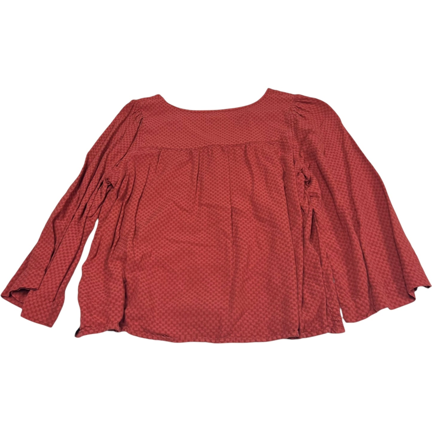 Top Long Sleeve By Universal Thread In Orange, Size: M