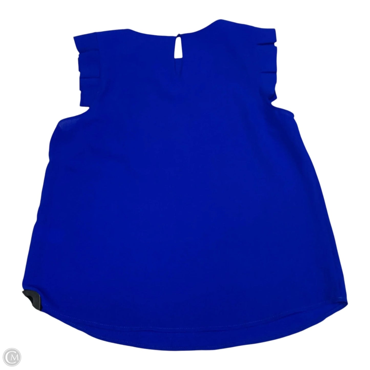 Top Sleeveless By Monteau In Blue, Size: M