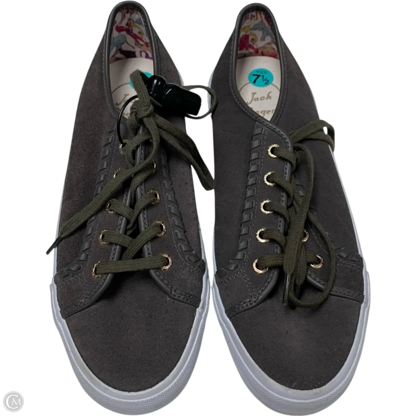 Shoes Designer By Jack Rogers In Grey, Size: 7.5