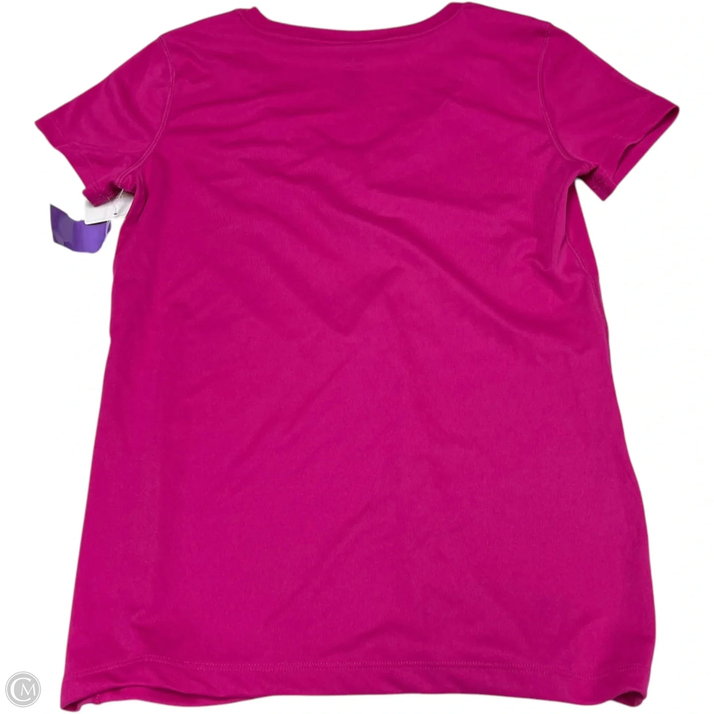 Athletic Top Short Sleeve By Champion In Pink, Size: Xs