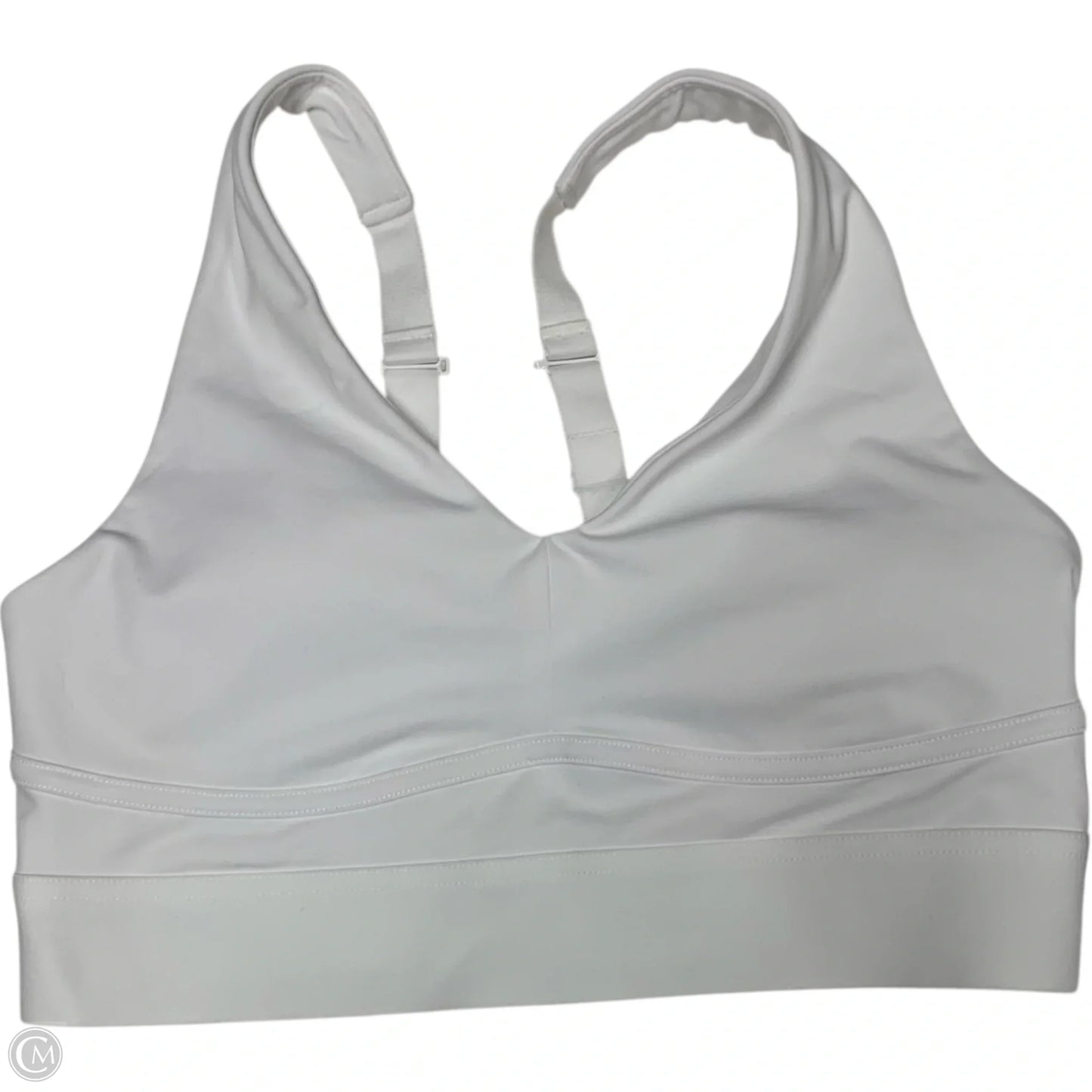 Athletic Bra By Fabletics In White, Size: M