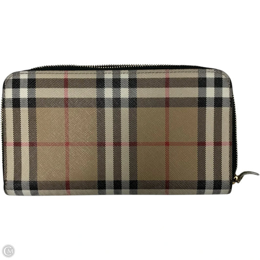 Wallet Luxury Designer By Burberry, Size: Large
