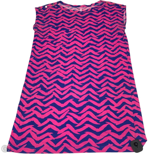 Dress Designer By Lilly Pulitzer In Blue & Pink, Size: L