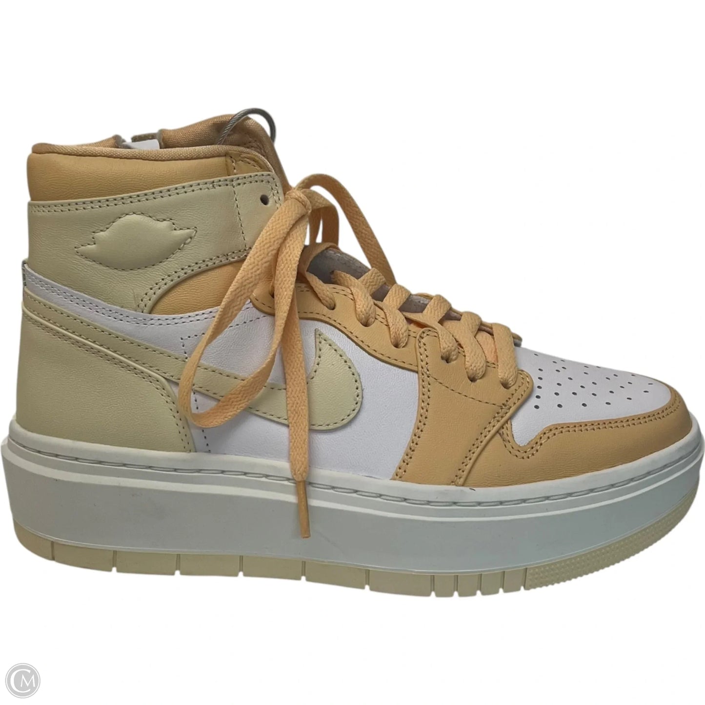 Shoes Luxury Designer By Jordan In Peach, Size: 9