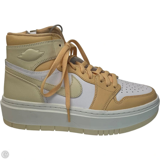 Shoes Luxury Designer By Jordan In Peach, Size: 9