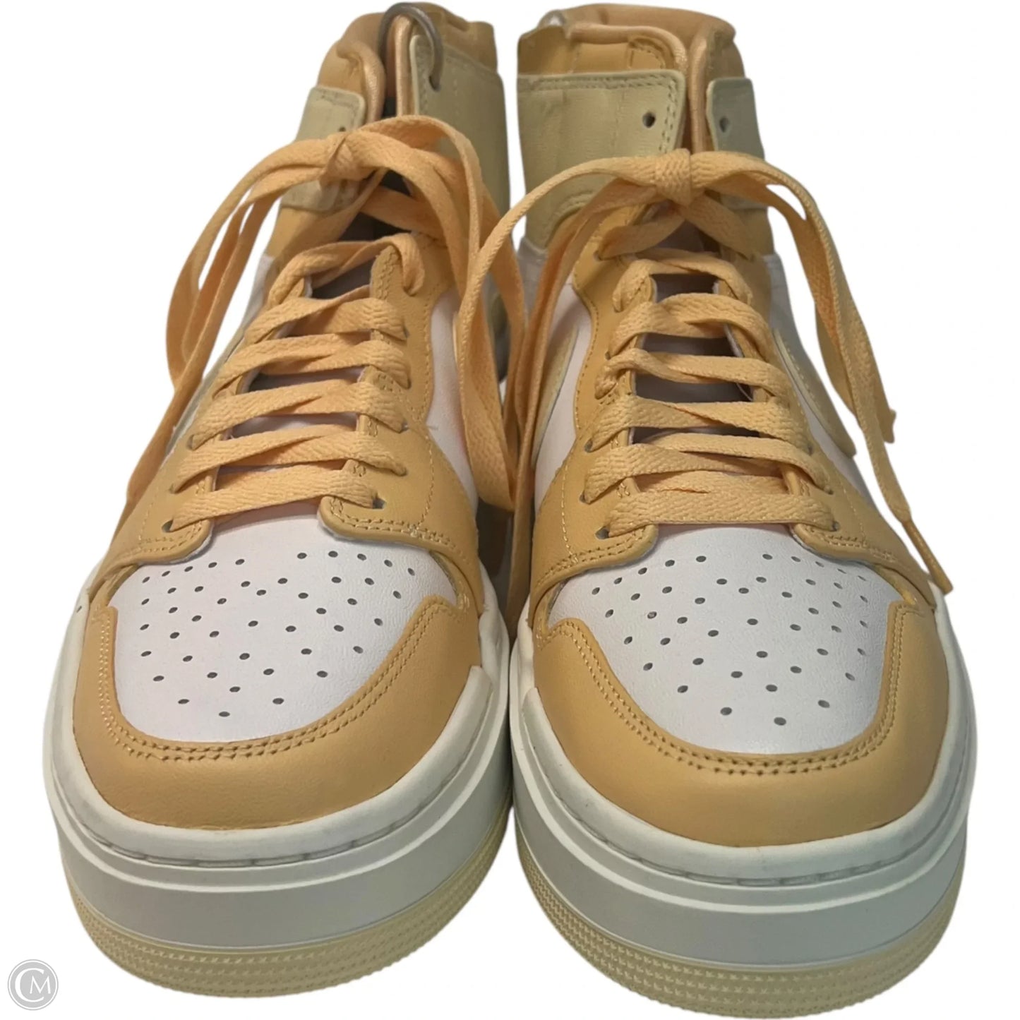 Shoes Luxury Designer By Jordan In Peach, Size: 9