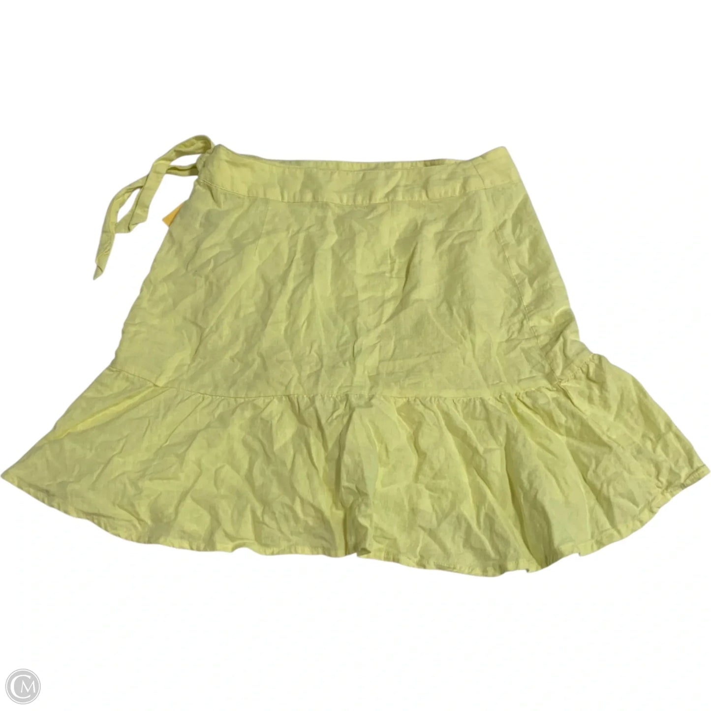 Skirt Mini & Short By Free People In Yellow, Size: Xs