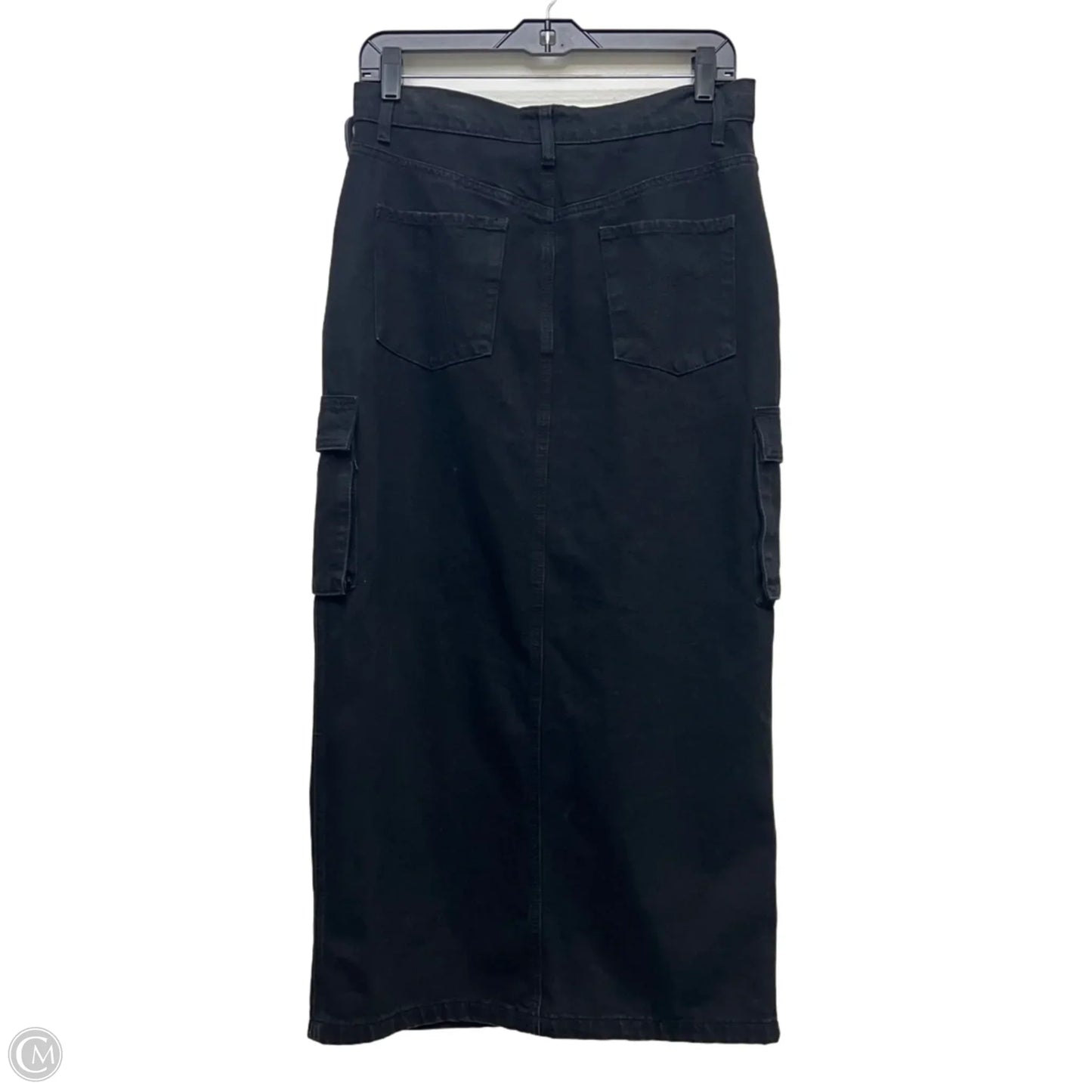 Skirt Maxi By Sincerely Jules In Black Denim, Size: L