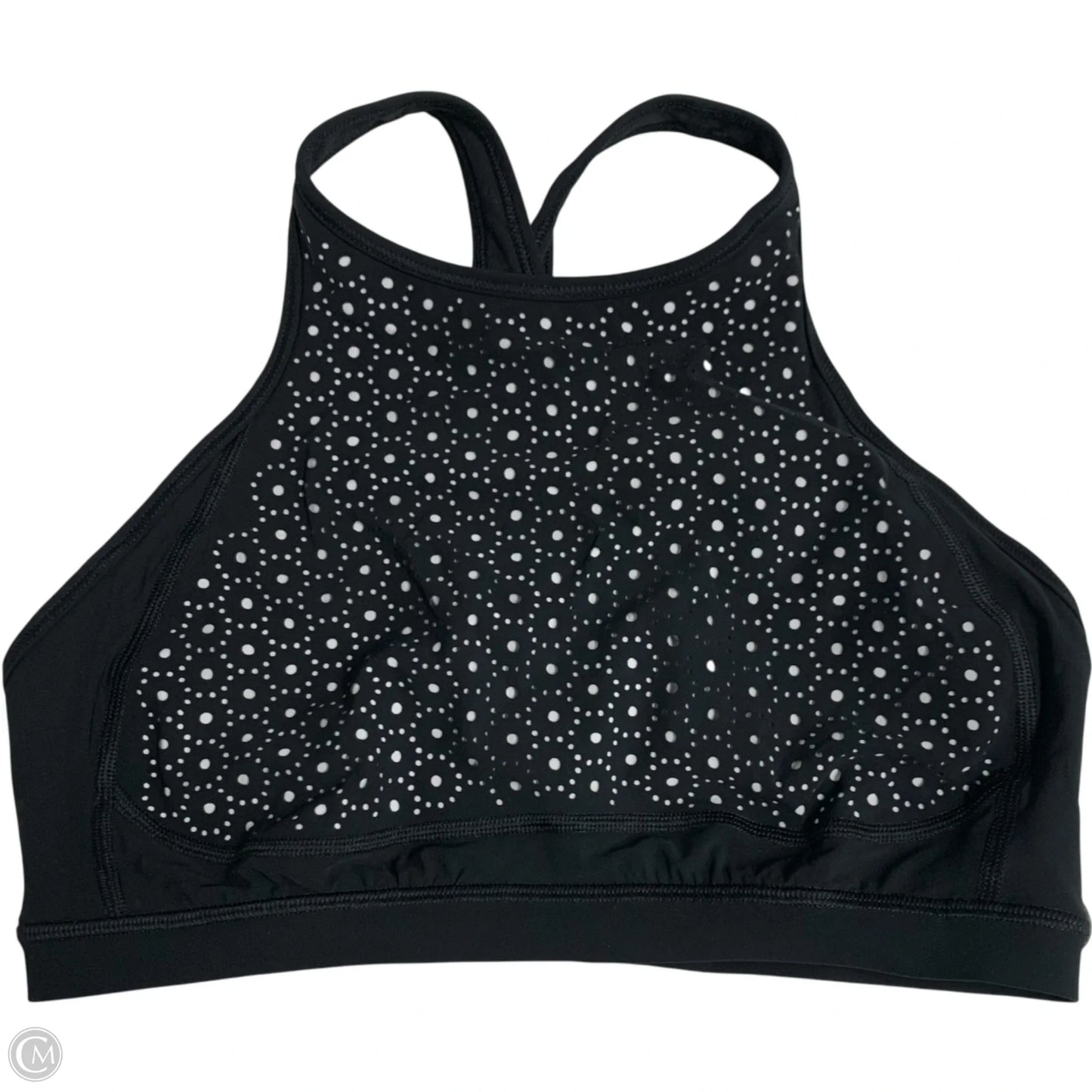 Athletic Bra By Lululemon In Black & White, Size: M
