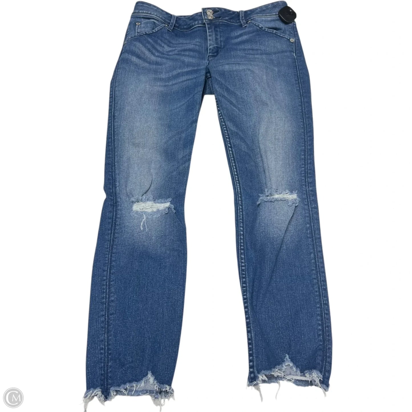 Jeans Designer By Hudson In Blue Denim, Size: 10