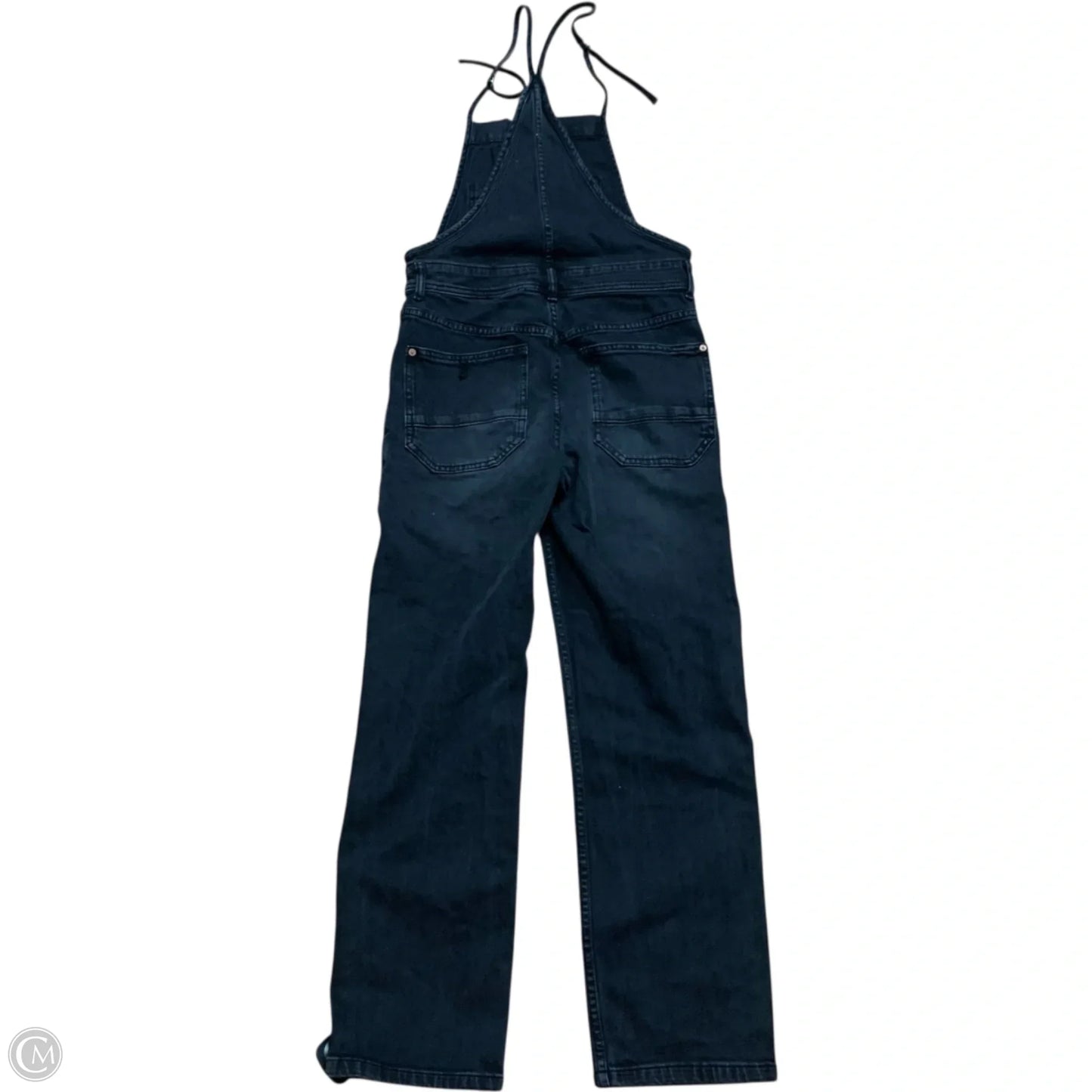 Overalls By Pilcro In Black Denim, Size: Xs
